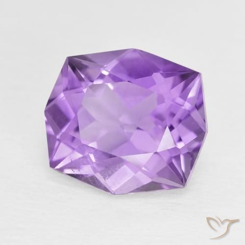5.14克拉天然紫水晶，花式切割，VS