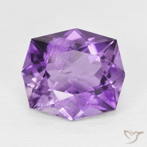 4.78ct 天然 鲜艳的紫罗兰 紫水晶, 花式切割, VS