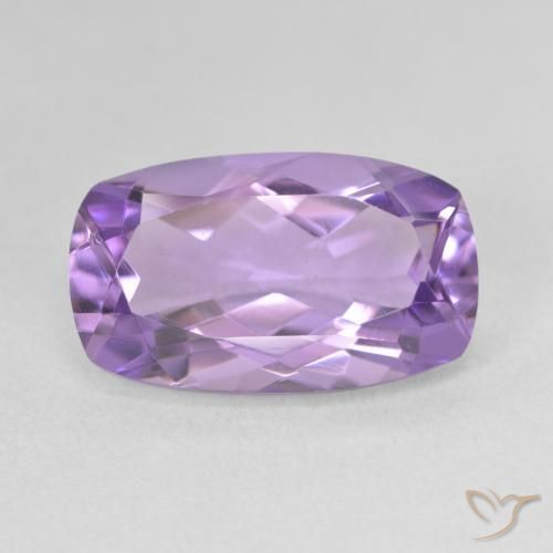5.38克拉天然紫水晶，软垫，VVS-VS
