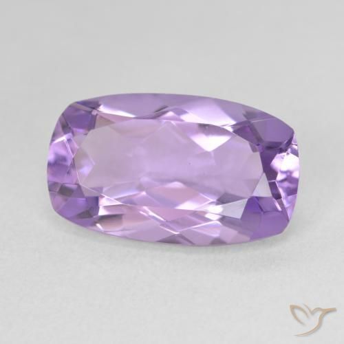 5.38克拉天然紫水晶，软垫，VVS-VS