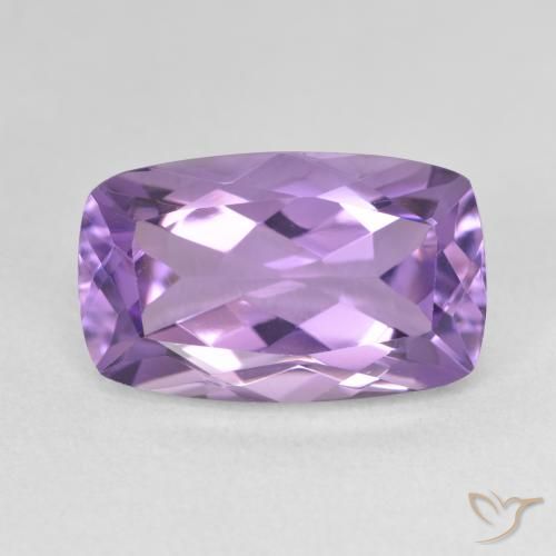 6.39ct 天然 中紫 紫水晶, 软垫, VVS-VS