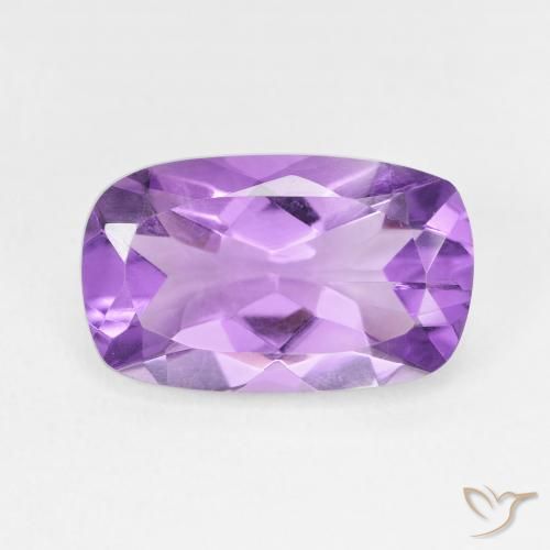 4.98ct 天然 紫色紫罗兰色 紫水晶, 软垫, VS