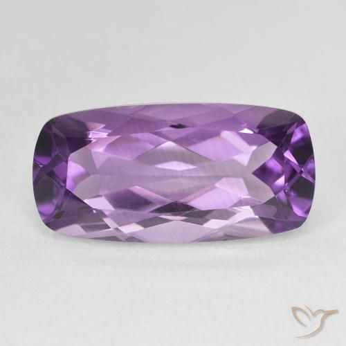 7.81ct 天然 中紫 紫水晶, 软垫, VVS