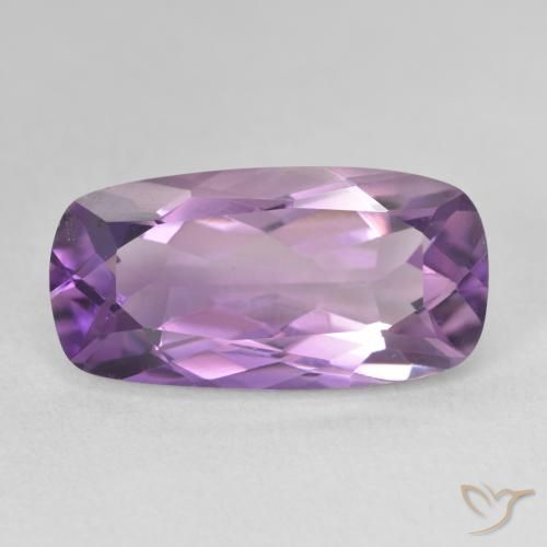 7.53ct 天然 轻中紫 紫水晶, 软垫, VVS