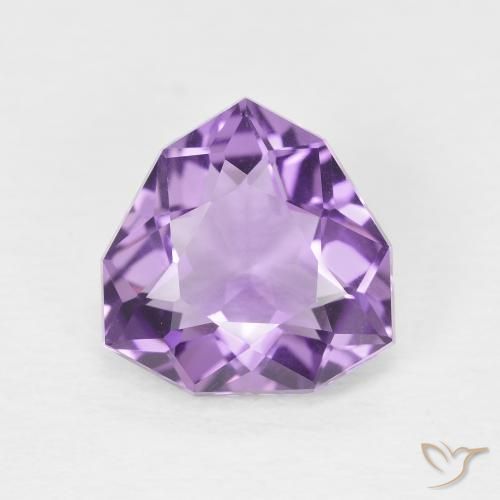 3.06ct 天然 深紫罗兰色 紫水晶, 胖三角形, VVS-VS