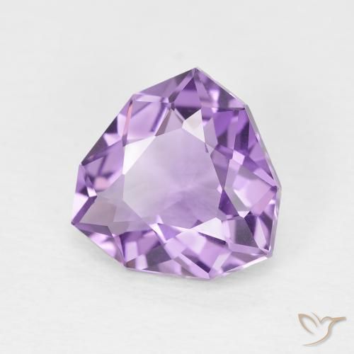3.06克拉天然紫水晶，胖三角形，VVS-VS