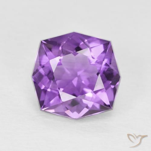 3.28ct 天然 鲜艳的紫罗兰 紫水晶, 花式切割, VS-SI