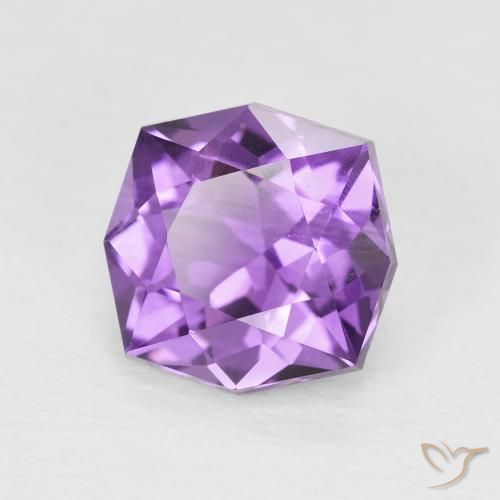 3.28克拉天然紫水晶，花式切割，VS-SI