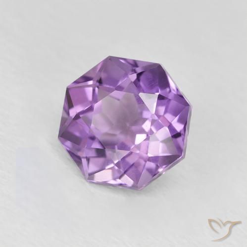 1.29克拉天然紫水晶，八边形，VVS