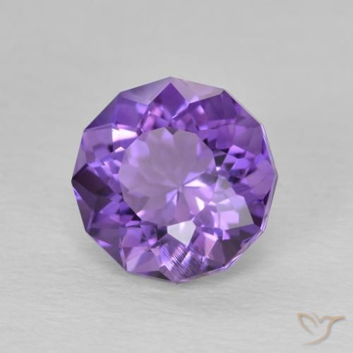 2.29克拉天然紫水晶，圆形的，VS-SI