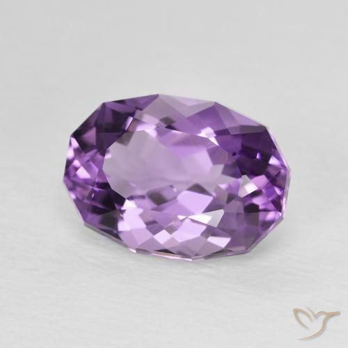2.82克拉天然紫水晶，椭圆形，VVS-VS