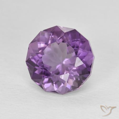 2.78克拉天然紫水晶，圆形的，VS