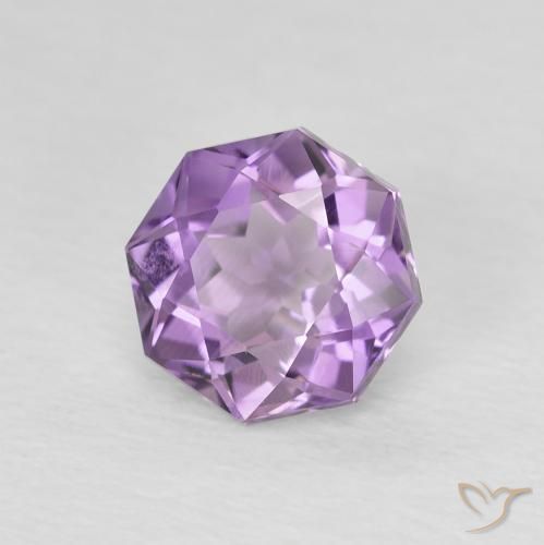1.29克拉天然紫水晶，八边形，VS