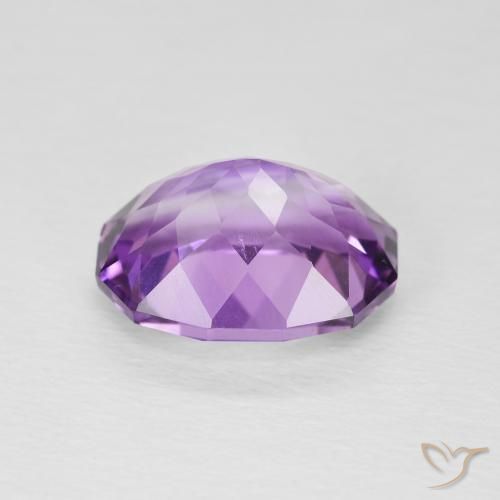 3.91克拉天然紫水晶，椭圆形，VS