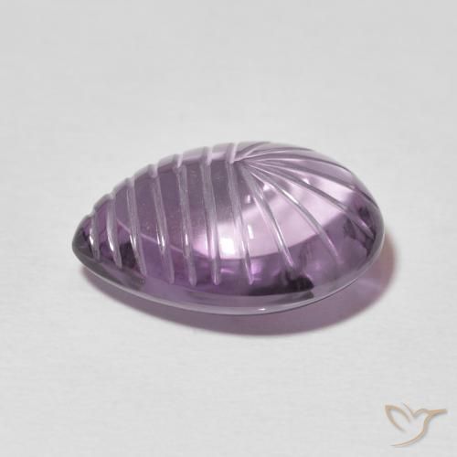 11.59克拉天然紫水晶，梨形，透明
