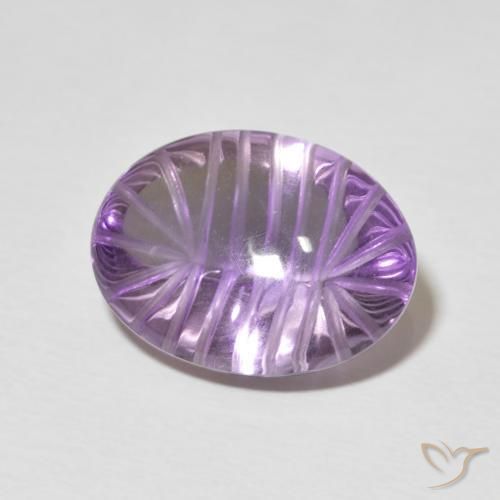9.70克拉天然紫水晶，椭圆形，透明