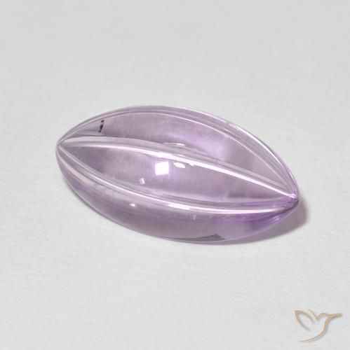 5.57克拉天然紫水晶，榄尖形，透明