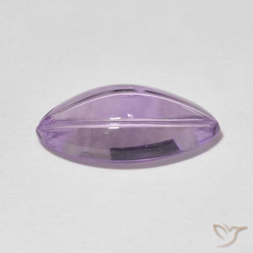 5.57克拉天然紫水晶，榄尖形，透明