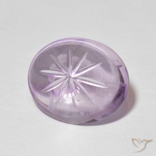 7.39克拉天然紫水晶，椭圆形，透明