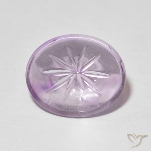 7.39克拉天然紫水晶，椭圆形，透明