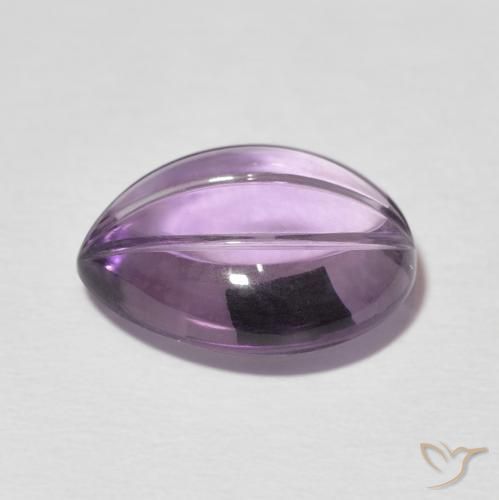 7.65克拉天然紫水晶，梨形，透明