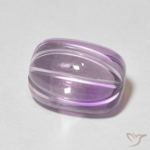 5.28克拉天然紫水晶，花式切割，透明