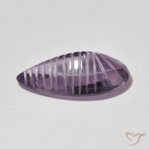 8.83克拉天然紫水晶，梨形，透明