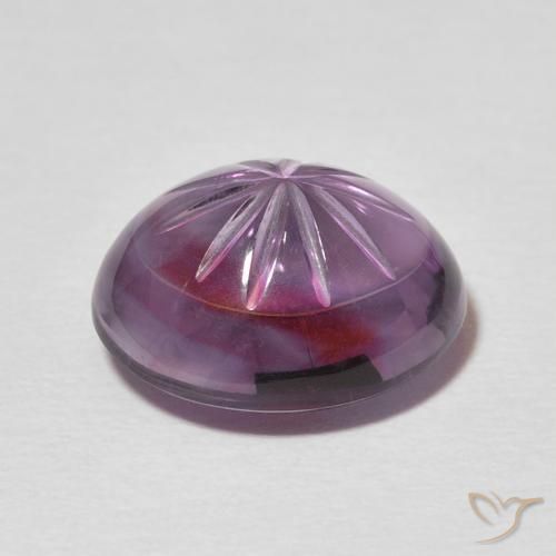 7.79克拉天然紫水晶，椭圆形，透明