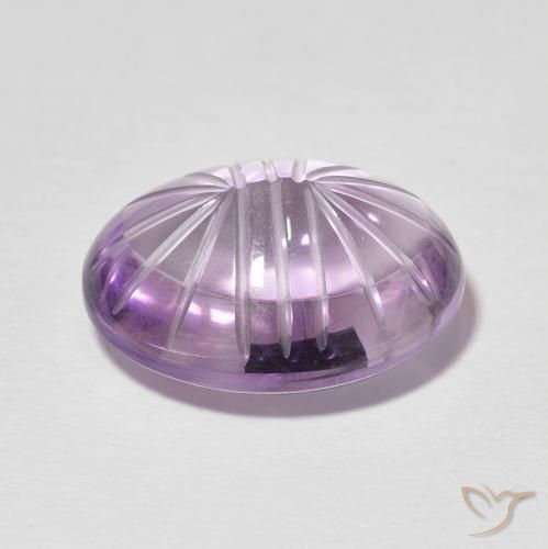 11.16克拉天然紫水晶，椭圆形，透明
