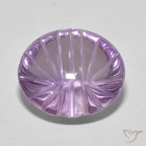 9.08ct 天然 鸢尾紫 紫水晶, 椭圆形, 透明