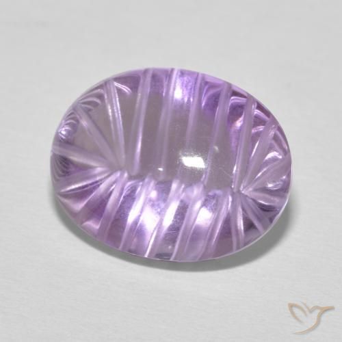 8.02克拉天然紫水晶，椭圆形，透明