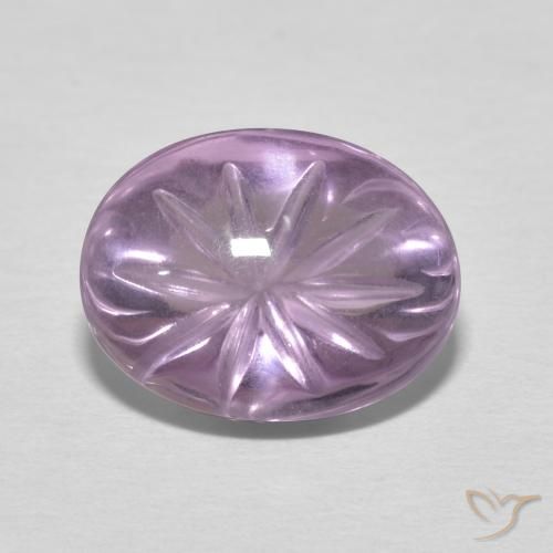 4.84克拉天然紫水晶，椭圆形，透明