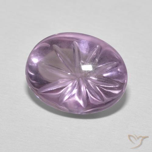 4.84克拉天然紫水晶，椭圆形，透明