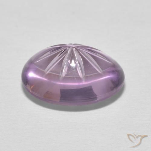 4.84克拉天然紫水晶，椭圆形，透明