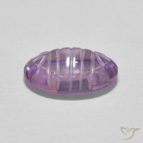 3.59克拉天然紫水晶，椭圆形，透明