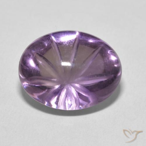 10.21ct 天然 Medium Light Purplish-Violet 紫水晶, 椭圆形, 透明