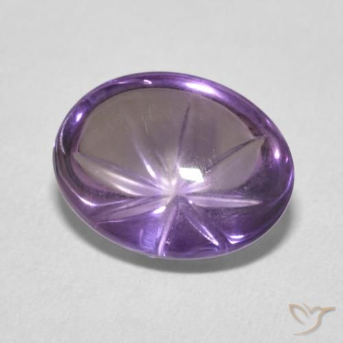3.60克拉天然紫水晶，椭圆形，透明