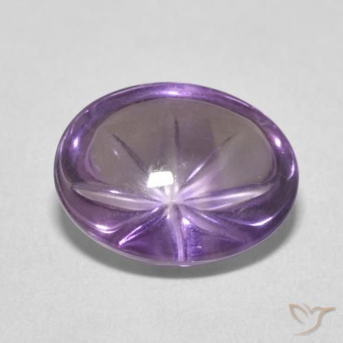 3.60克拉天然紫水晶，椭圆形，透明