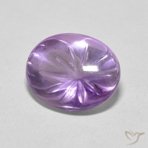 5.02克拉天然紫水晶，椭圆形，透明