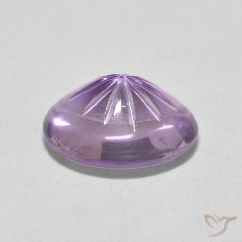 5.02克拉天然紫水晶，椭圆形，透明