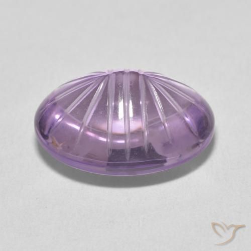 8.66克拉天然紫水晶，椭圆形，透明