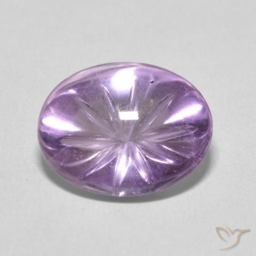 5.74克拉天然紫水晶，椭圆形，透明