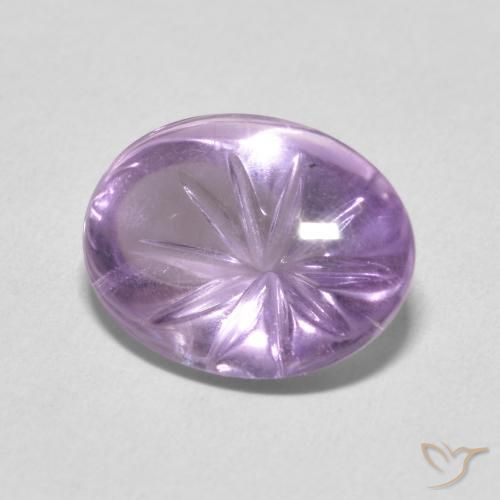 5.74克拉天然紫水晶，椭圆形，透明