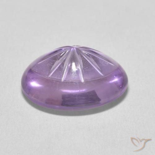 5.74克拉天然紫水晶，椭圆形，透明