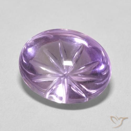 8.86克拉天然紫水晶，椭圆形，透明