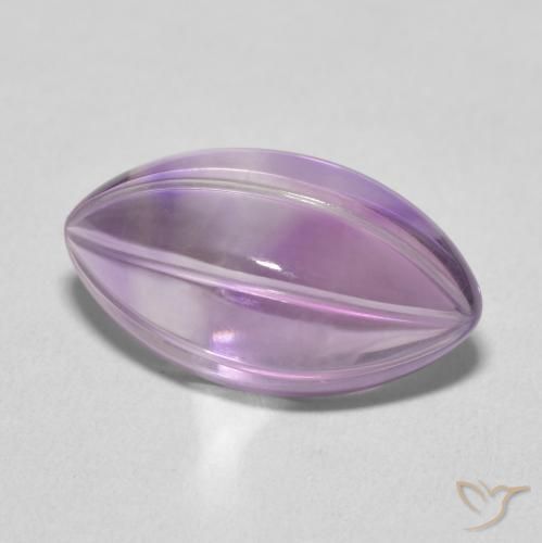 7.31克拉天然紫水晶，榄尖形，透明