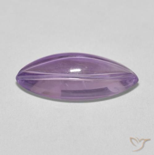 6.01克拉天然紫水晶，榄尖形，透明