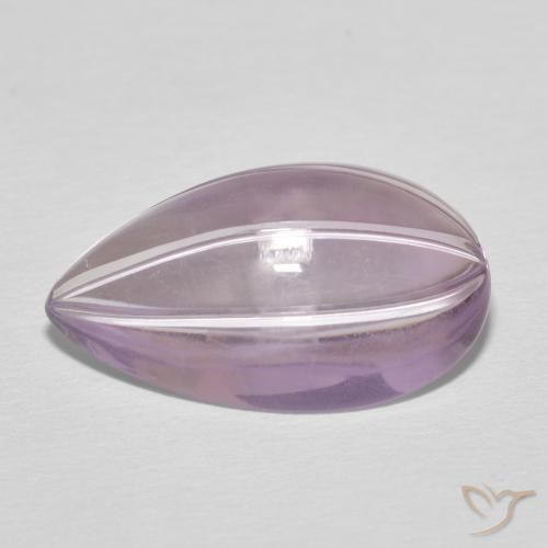 8.46ct 天然 粉紫罗兰色 紫水晶, 梨形, 透明