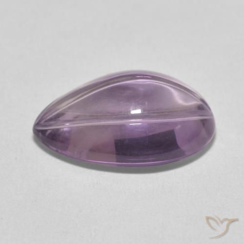 7.38克拉天然紫水晶，梨形，透明