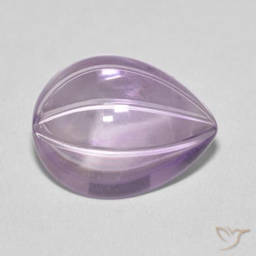 8.27克拉天然紫水晶，梨形，透明